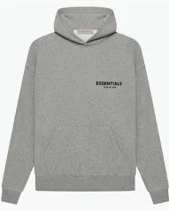 fear of god essentials dark oatmeal hoodie