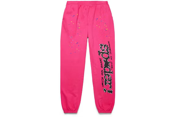 Sp5der Pantalón de chándal P*NK V2 Rosa