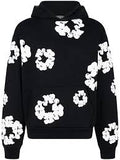 Denim tear hoodie black