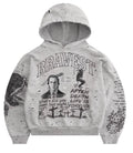 Bravest Studios Grey Sketch Vintage Hoodie