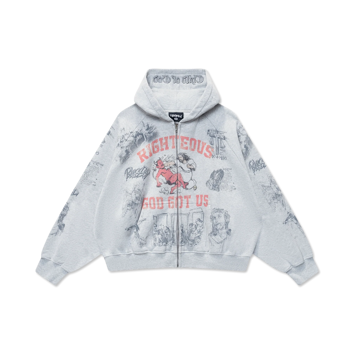 WE ARE RIGHTEOUS UNIVERSITY HOODIE