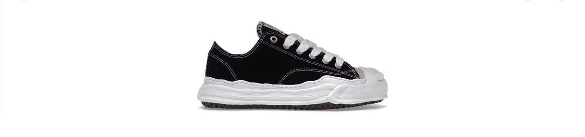 Maison Mihara Yasuhiro Hank OG Sole Canvas Low Black Black