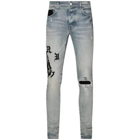 AMIRI x Wes Lang Reaper Logo Jean