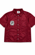 saint vanity nylon jacket burgundy