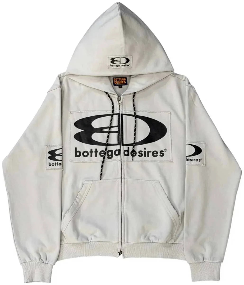 Bottega Desires Tech Zip-Up Grey