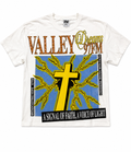Vale Forever Thunder Cross Bling Tee Cream