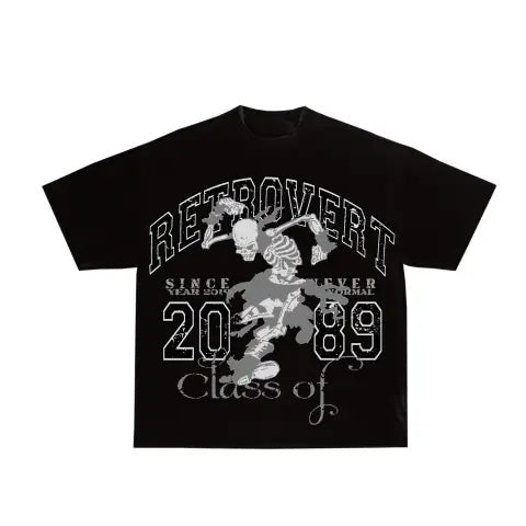 Retrovert University Skeleton Black