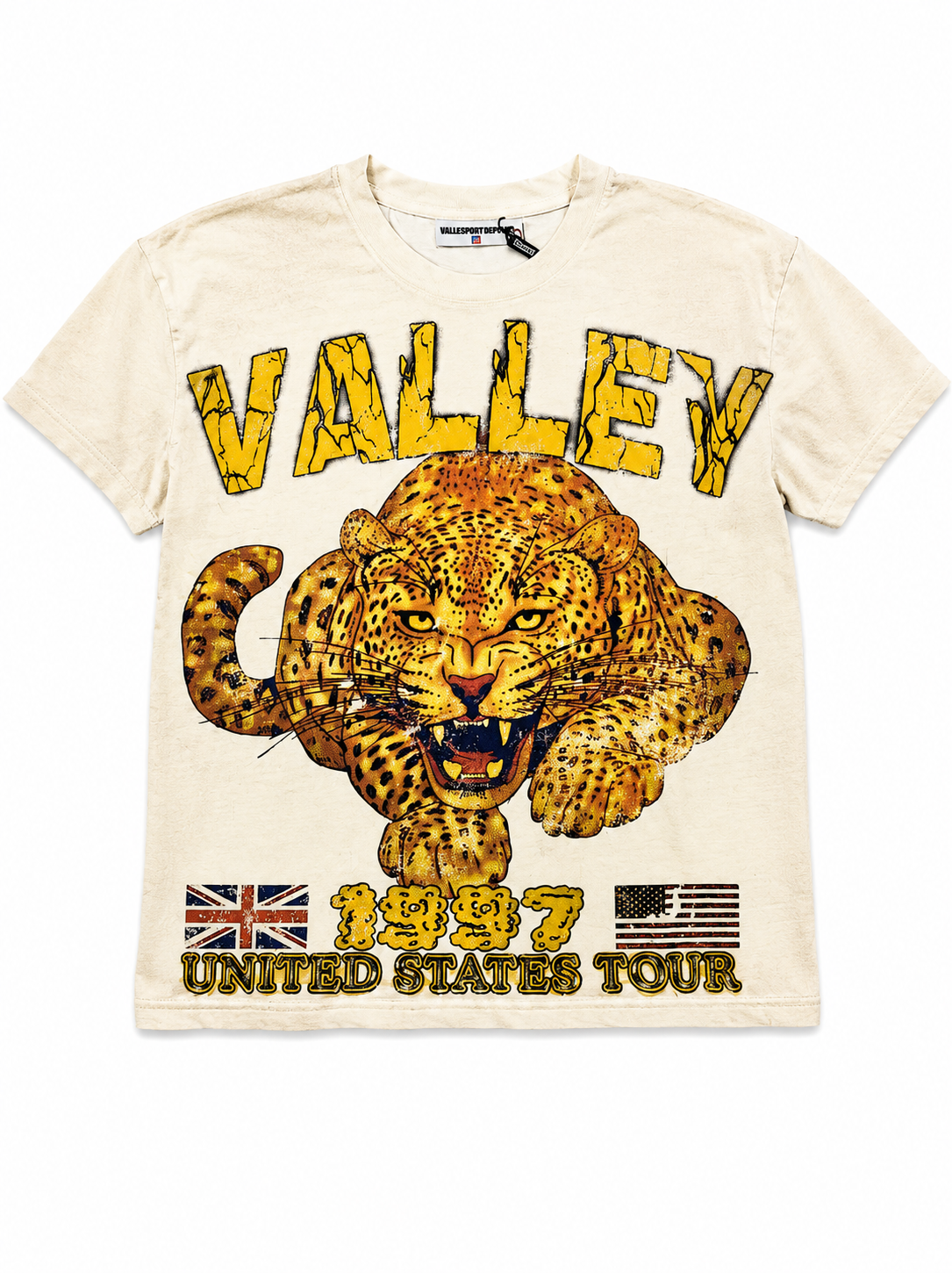 Vale Forever Cheetah Tee Cream