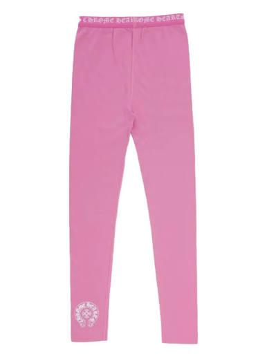 chrome hearts pink leggings