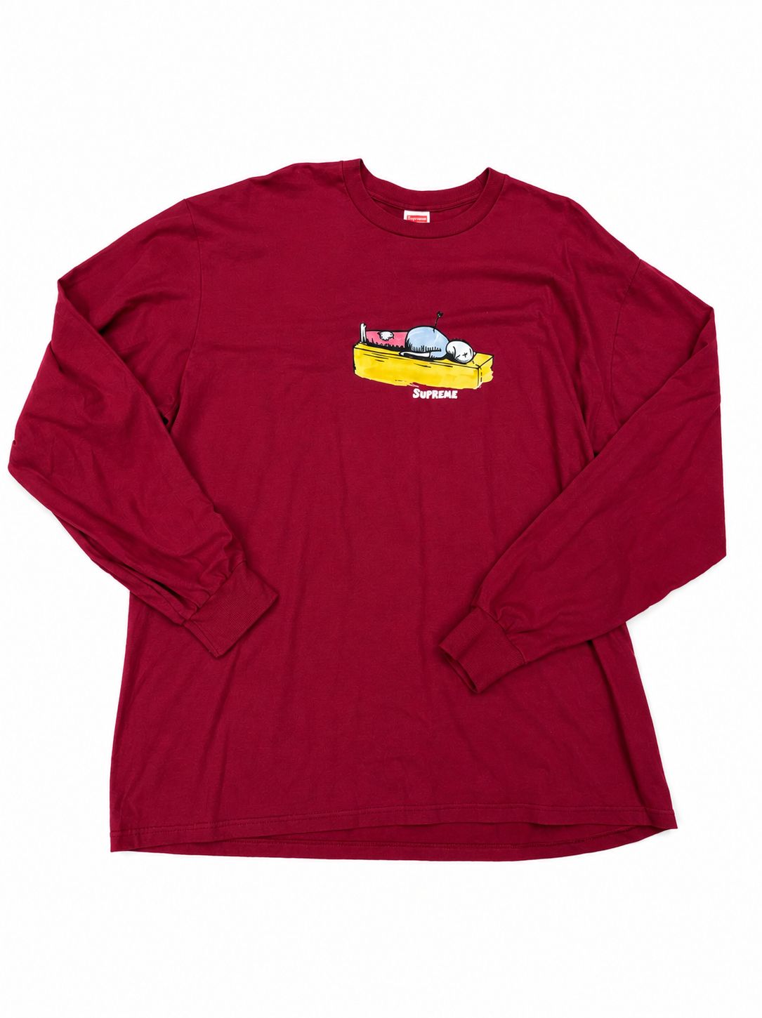 Supreme Neil Blender Arrow L/S Tee red