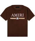 Amiri MA Bar Logo Tee Brown